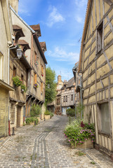 Old town of Troyes, France