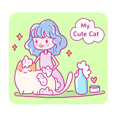 Beautiful vector card