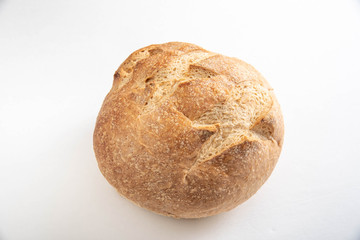 isolated sour dough bread