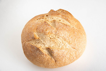 isolated sour dough bread