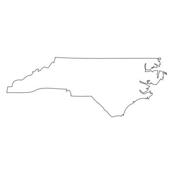 North Carolina State Outline Images – Browse 3,506 Stock Photos, Vectors,  and Video