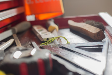 Fototapeta premium A pile of tools.