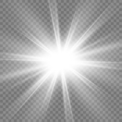 Light flare special effect. Illustration.