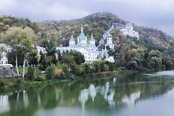 Fototapeta premium Churches of Sviatohirsk Lavra
