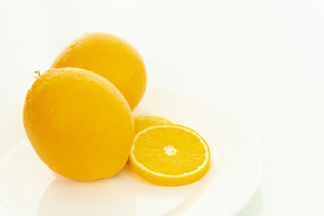 Healthy fruits, many orange fruits background