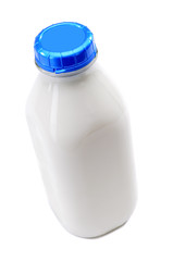 Retro Glass Milk Bottle