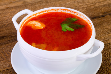 Russian Solyanka soup