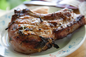 grilled beef steak