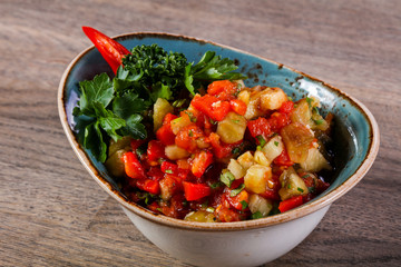 Baked vegetables mix