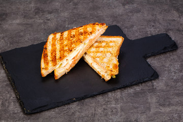 Sandwich with salmon