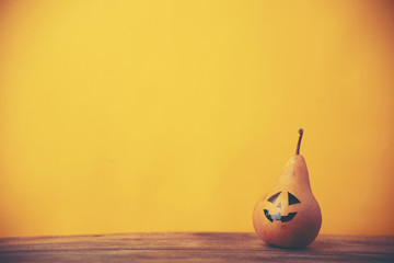 picture of Halloween concept, vintage filter image