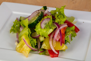 Vegan vegetable salad
