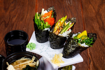 Japanese Temaki set
