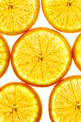 orange von unten durchleuchtet