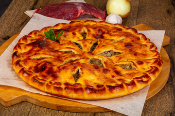 Homemade Ossetian pie