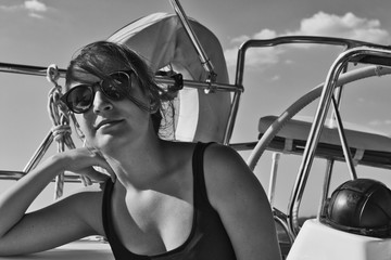 Girl on Boat