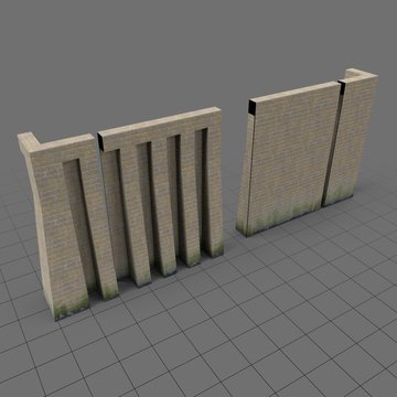 Modular castle walls