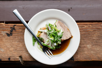 Pork Food Shot