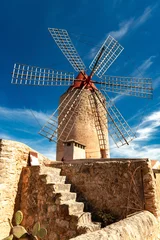 Photo sur Plexiglas Moulins Ancien moulin à grains   Majorque   9362
