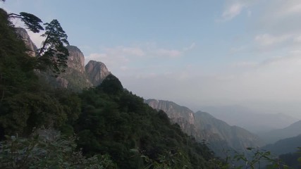 Sanqingshan National Park in Shangrao, Jiangxi Province, China