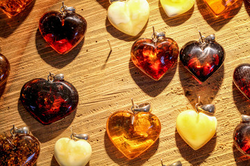 Bernstein, Nuggets, Harz, Herzen 