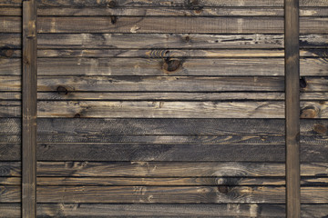 The old brown wood texture. Old grunge dark textured wooden background.