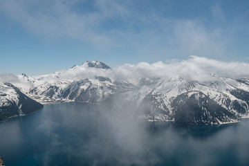 The view from Panorama ridge, Garibaldi Provincial Park, Canada