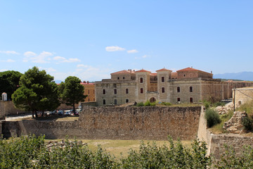 Fototapeta na wymiar intérieur du château de Sant Ferran à Figueres Espagne
