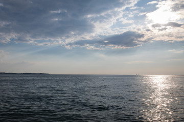 Naklejka premium adriatic sea in summertime, slovenia