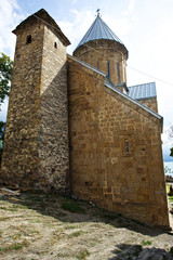 Fototapeta na wymiar Ananuri Monastery, Church Exterior, Georgia