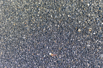 Amazing black pebble beach near Maratea, Basilicata, Italy