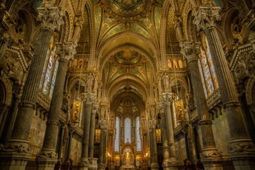 Fototapeta na wymiar Lyon Cathedral