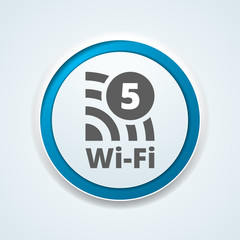 Wi-Fi 5 generation button illustration