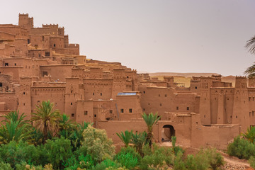 The fortified town of Ait Benhaddou, Morocco