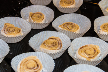 typisch schwedische Zimzschnecken / Kanelbullar