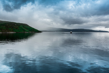 A beautiful landscape with mountains