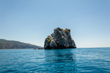 Fototapeta premium Seacoast of Palinuro with its wonderful crystal clear water sea and caves