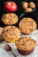 Apfelmuffins mit Backform
