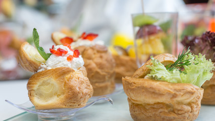 Restaurant snacks for buffet