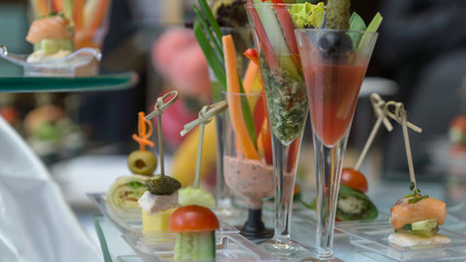 Restaurant snacks for buffet