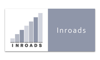 Inroads - Increasing graph on white background