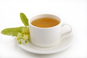 Herbal lime tea.