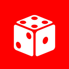 Dice vector icon