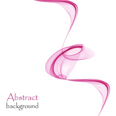 Abstract colored smoke on a white background	