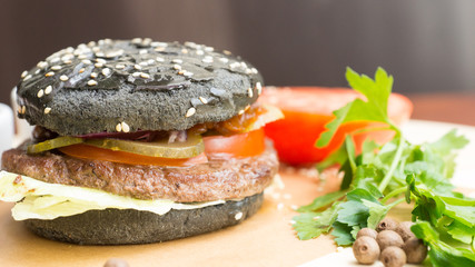 Homemade pizza with sausage and cheese