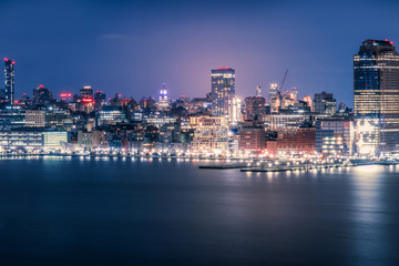 Fototapeta premium View on night Manhattan, New York