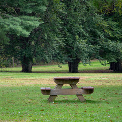 picnic table in park