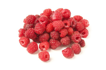 Handful of raspberries