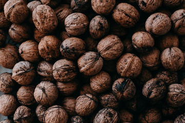 Nuts on the table