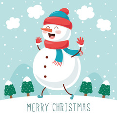 Vector Illustration Of Christmas